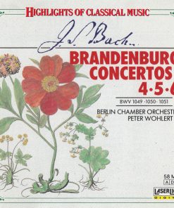Johann Sebastian Bach, Berlin Chamber Orchestra, Peter Wohlert - Brandenburg Concertos 4 • 5 • 6 (CD, Album, San) (Near Mint (NM or M-))