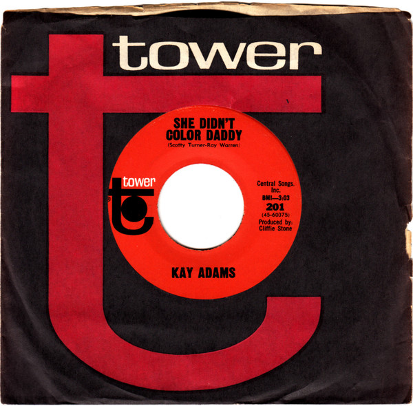 Kay Adams - Roll Out The Red Carpet / She Didn't Color Daddy (7", Single) (Very Good Plus (VG+)) - Image 3