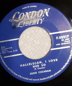 Eddie Cochran - Hallelujah, I Love Her So / Little Angel (7", Single) (Very Good Plus (VG+))