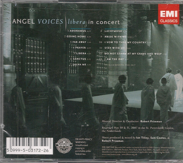 Libera - Angel Voices: Libera in Concert (CD, Album) (Near Mint (NM or M-)) - Image 2
