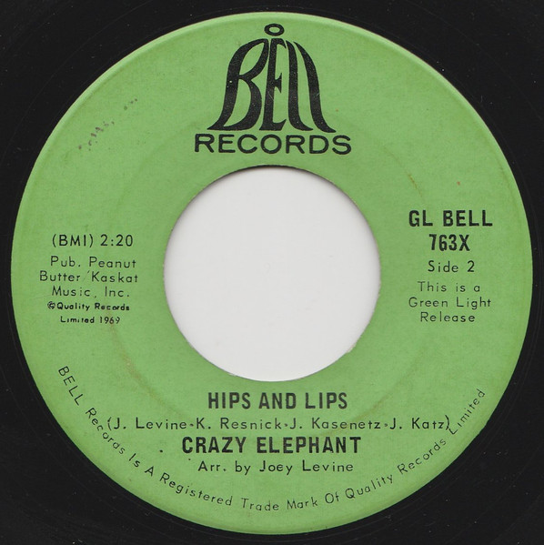 Crazy Elephant - Gimme Gimme Good Lovin' (7", Single) (Near Mint (NM or M-)) - Image 2