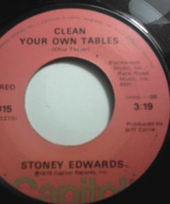 Stoney Edwards - Clean Your Own Tables / Do You Know The Man (7", Single) (Very Good Plus (VG+))