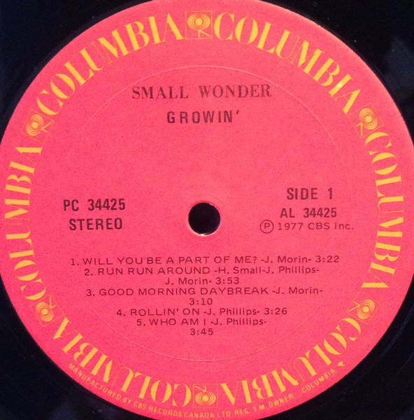 Small Wonder (3) - Growin' (LP, Album) (Mint (M)) - Image 3