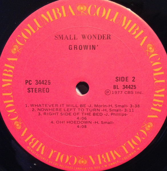 Small Wonder (3) - Growin' (LP, Album) (Mint (M)) - Image 4