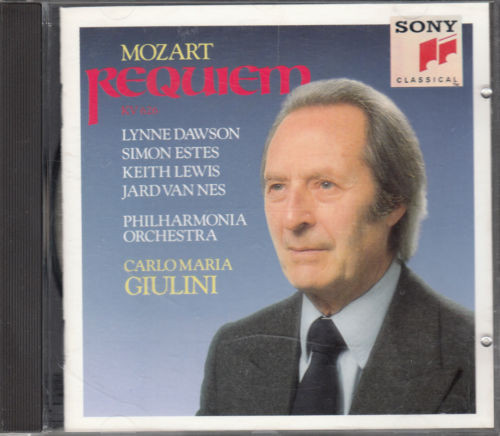 Wolfgang Amadeus Mozart - Philharmonia Chorus & Philharmonia Orchestra, Carlo Maria Giulini, Lynne Dawson, Jard Van Nes, Keith Lewis (4), Simon Estes - Requiem (CD, Album) (Near Mint (NM or M-))