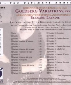Alternative view of Johann Sebastian Bach, Bernard Labadie, Les Violons du Roy - Goldberg Variations (CD, Album) (Near Mint (NM or M-))
