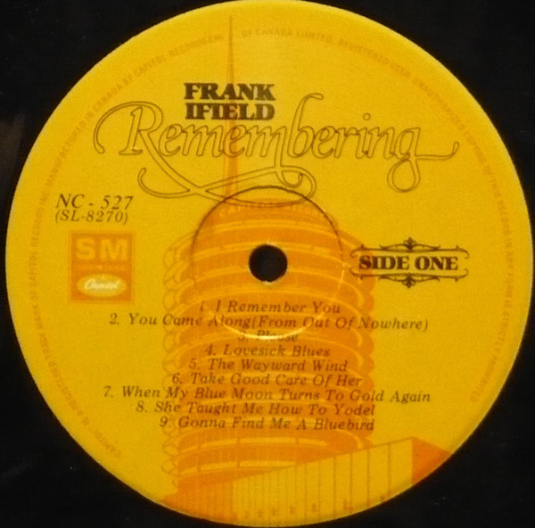Frank Ifield - Remembering (LP, Comp) (Mint (M)) - Image 2