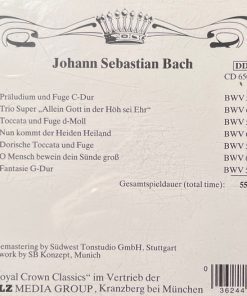 Alternative view of Johann Sebastian Bach, Miklos Spanyi - Meisterwerke Auf Der Orgel (CD) (Near Mint (NM or M-))