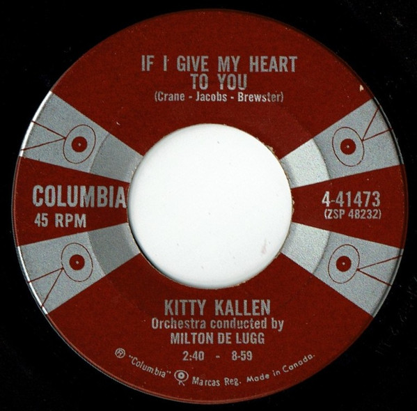 Kitty Kallen - The Door That Won't Open (7", Single) (Near Mint (NM or M-)) - Image 2
