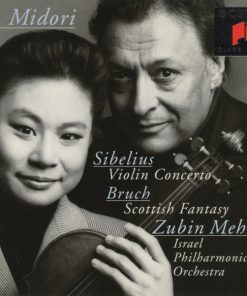 Midori Goto, Zubin Mehta, Israel Philharmonic Orchestra - Jean Sibelius / Max Bruch - Volin Concerto / Scottish Fantasy (CD, Album) (Near Mint (NM or M-))