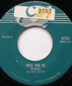 Lillian Offitt - Miss You So / If You Only Knew (7") (Very Good Plus (VG+))