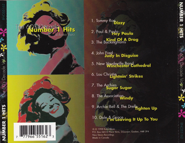 Various - Number 1 Hits: The 60's Decade Volume Two (CD, Comp) (Mint (M)) - Image 2