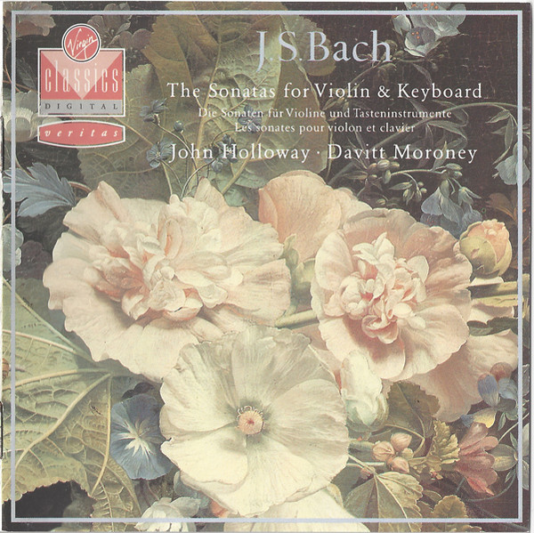 John Holloway, Davitt Moroney - Johann Sebastian Bach - The Sonatas For Violin And Keyboard (2xCD, Album) (Near Mint (NM or M-)) - Image 3