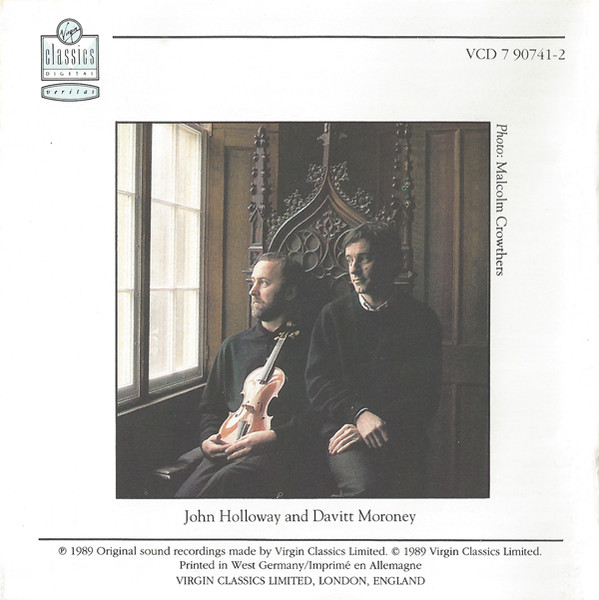 John Holloway, Davitt Moroney - Johann Sebastian Bach - The Sonatas For Violin And Keyboard (2xCD, Album) (Near Mint (NM or M-)) - Image 4
