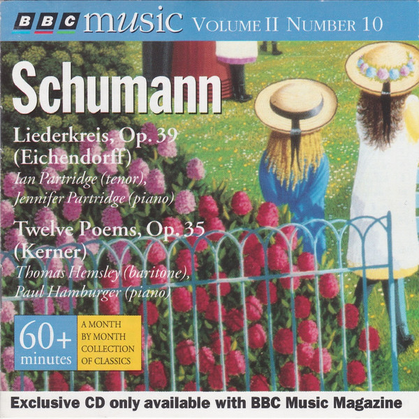 Robert Schumann - Liederkreis, Op. 39 / Twelve Poems, Op. 35 (CD) (Near Mint (NM or M-))