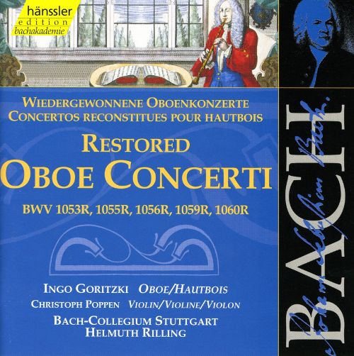 Johann Sebastian Bach, Bachcollegium Stuttgart, Ingo Goritzki, Helmuth Rilling - Restored Oboe Concerti (CD, Album) (Near Mint (NM or M-))
