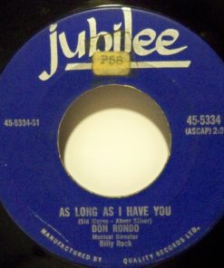 Don Rondo - As Long As I Have You / City Lights (7", Single) (Very Good (VG))