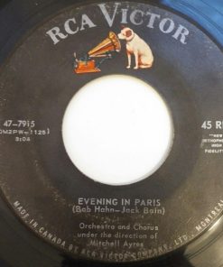 Mitchell Ayres And His Orchestra And Mitchell Ayres And His Chorus Under The Direction Of Mitchell Ayres - Evening In Paris / Who Cares (7", Single) (Very Good Plus (VG+))