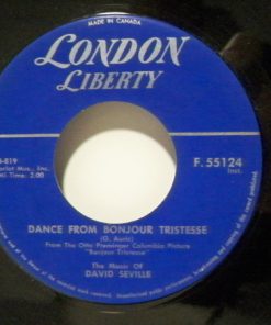 Alternative view of David Seville - Bonjour Tristesse / Dance From Bonjour Tristesse (7", Single) (Very Good Plus (VG+))