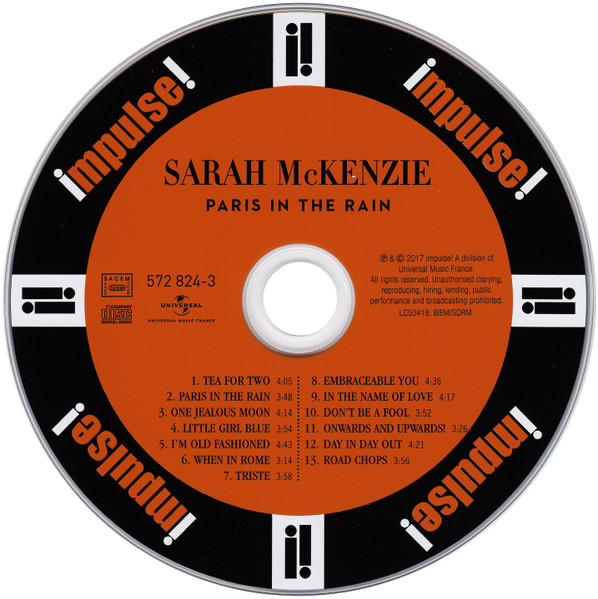 Sarah McKenzie (3) - Paris In The Rain (CD, Album) (Mint (M)) - Image 5