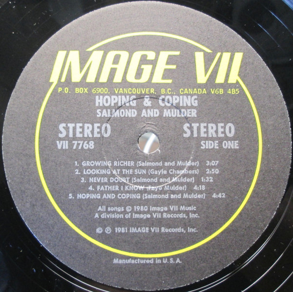 Salmond & Mulder - Hoping & Coping (LP) (Mint (M)) - Image 3