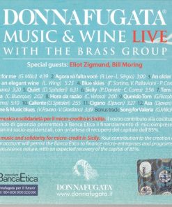 Alternative view of Donnafugata With The Brass Group Special Guests: Eliot Zigmund, Bill Moring - Music & Wine Live (CD, Album + DVD, Dig) (Mint (M))
