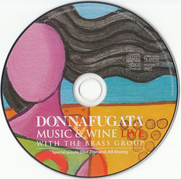 Donnafugata With The Brass Group Special Guests: Eliot Zigmund, Bill Moring - Music & Wine Live (CD, Album + DVD, Dig) (Mint (M)) - Image 3