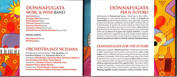 Donnafugata With The Brass Group Special Guests: Eliot Zigmund, Bill Moring - Music & Wine Live (CD, Album + DVD, Dig) (Mint (M)) - Image 5