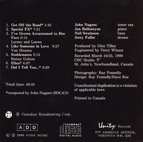 John Nugent - Did I Tell You... (CD, Album) (Near Mint (NM or M-)) - Image 3