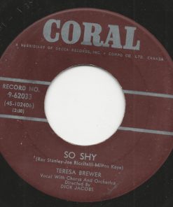 Alternative view of Teresa Brewer - The Hula Hoop Song (7") (Very Good Plus (VG+))