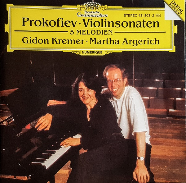 Sergei Prokofiev, Gidon Kremer, Martha Argerich - Violinsonaten · 5 Melodien (CD, Album) (Near Mint (NM or M-))