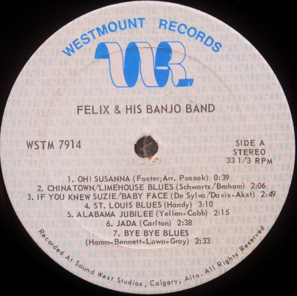 Felix Possak - Felix & His Banjo Band (LP) (Mint (M)) - Image 3