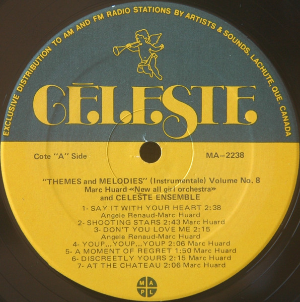 Marc Huard And Céleste Ensemble - Thèmes & Mélodies, Volume 8 (LP, Album) (Mint (M)) - Image 3