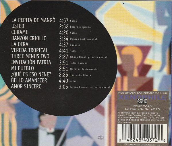 Yomo Toro - Las Manos De Oro (CD, Album) (Near Mint (NM or M-)) - Image 2