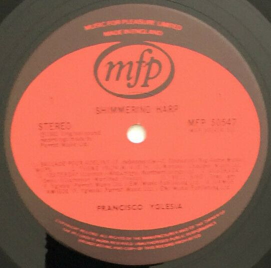 Francisco Yglesia - Shimmering Harp (LP, Album) (Mint (M)) - Image 3