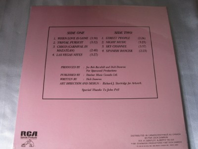 Dick Damron - Night Music (LP) (Mint (M)) - Image 2