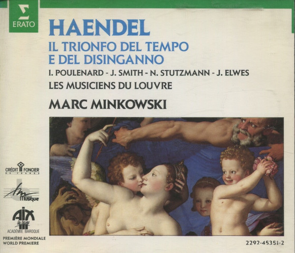 Georg Friedrich Händel, Isabelle Poulenard, Jennifer Smith (3), Nathalie Stutzmann, John Elwes, Les Musiciens Du Louvre, Marc Minkowski - Il Trionfo Del Tempo E Del Disinganno (2xCD, Album, RE) (Near Mint (NM or M-))