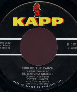 Peter Hinnen - King Of The Ranch / Alter Schimmel (7", Single, Mono) (Very Good (VG))