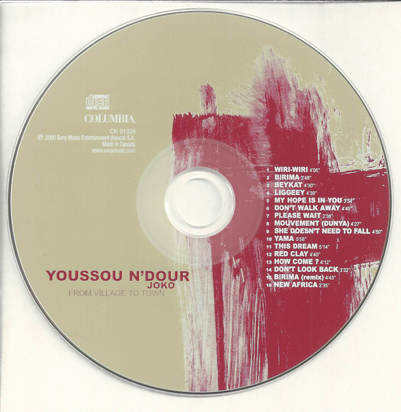 Youssou N'Dour - Joko - From Village To Town (CD, Album) (Near Mint (NM or M-)) - Image 2
