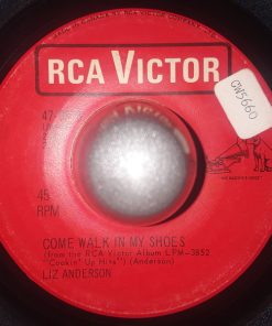 Alternative view of Liz Anderson - Thanks A Lot For Tryin' Anyway / Come Walk In My Shoes (7", Single) (Very Good (VG))