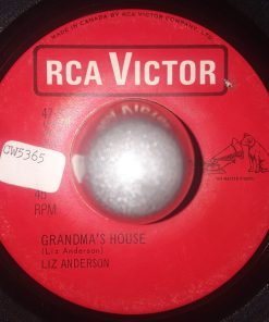 Alternative view of Liz Anderson - Tiny Tears / Grandma's House (7", Single) (Very Good (VG))