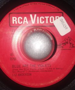 Liz Anderson - Blue Are The Violets / Love Is Ending (7", Single) (Very Good Plus (VG+))
