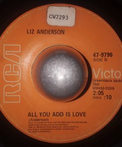 Alternative view of Liz Anderson - Husband Hunting (7", Single) (Very Good Plus (VG+))
