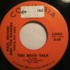 Paul Revere & The Raiders Featuring Mark Lindsay - Too Much Talk (7", Single) (Near Mint (NM or M-))