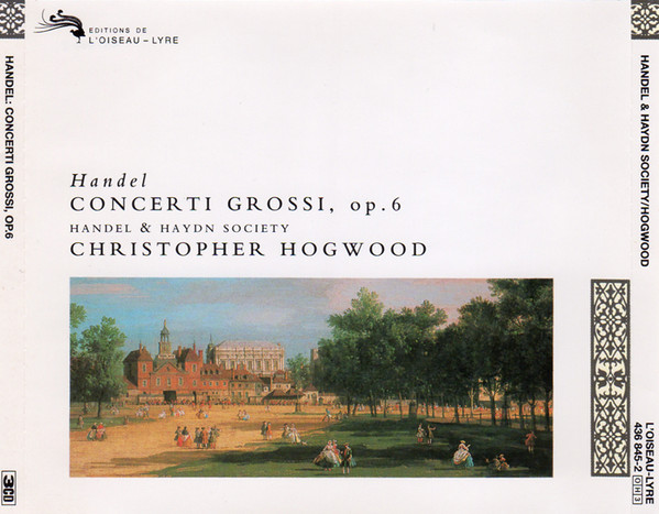 Georg Friedrich Händel – The Handel & Haydn Society Of Boston, Christopher Hogwood - Concerti Grossi, Op. 6 (3xCD, Album) (Near Mint (NM or M-))
