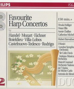 Georg Friedrich Händel • Wolfgang Amadeus Mozart • Ernst Eichner • François-Adrien Boieldieu • Heitor Villa-Lobos • Mario Castelnuovo Tedesco • Joaquín Rodrigo, Various - Favourite Harp Concertos (2xCD, Comp, RM) (Near Mint (NM or M-))