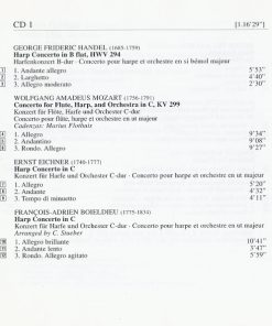 Alternative view of Georg Friedrich Händel • Wolfgang Amadeus Mozart • Ernst Eichner • François-Adrien Boieldieu • Heitor Villa-Lobos • Mario Castelnuovo Tedesco • Joaquín Rodrigo, Various - Favourite Harp Concertos (2xCD, Comp, RM) (Near Mint (NM or M-))