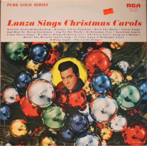 Mario Lanza - Lanza Sings Christmas Carols (LP, Album) (Mint (M))