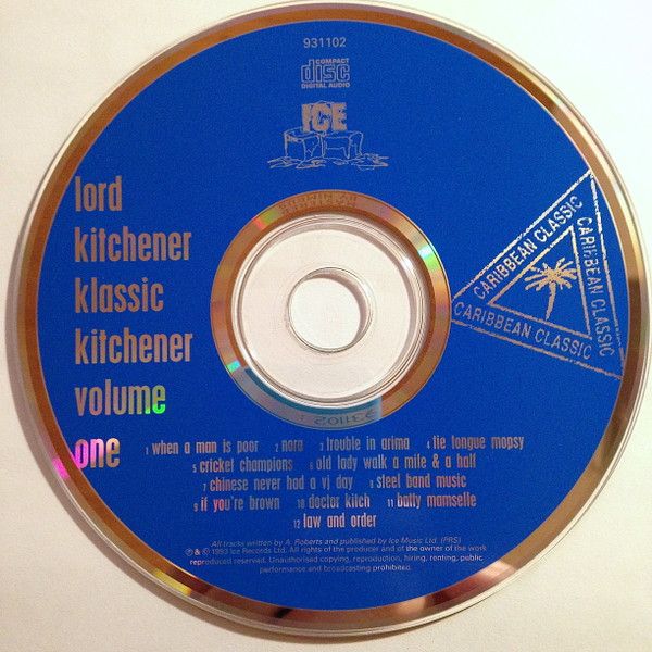 Lord Kitchener - Klassic Kitchener Volume One (CD, Comp, RM) (Near Mint (NM or M-)) - Image 3