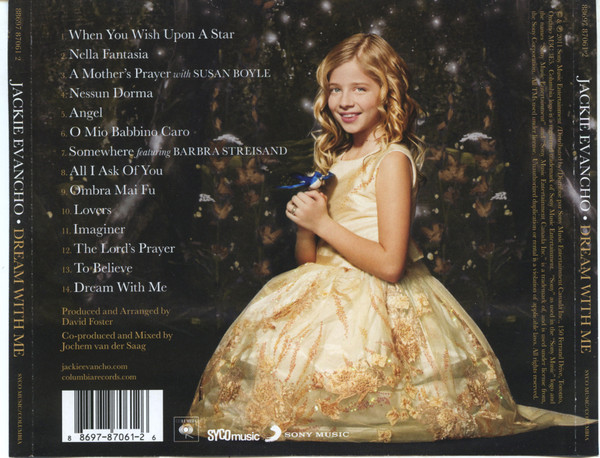 Jackie Evancho - Dream With Me (CD, Album) (Near Mint (NM or M-)) - Image 2